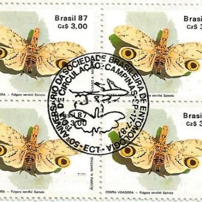QC1555CBC - 50° ANIVERSÁRIO DA SOCIEDADE BRASILEIRA DE ENTOMOLOGIA/SP - 1987 - CBC