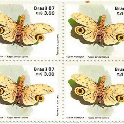 QC1555MINT - 50° ANIVERSÁRIO DA SOCIEDADE BRASILEIRA DE ENTOMOLOGIA/SP - 1987 - MINT