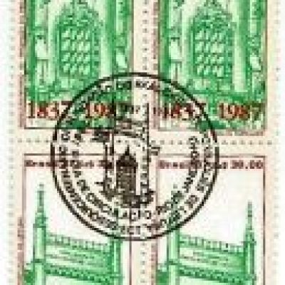 QC1558CBC - 150 ANOS DA FUNDAÇÃO DO REAL GABINETE PORTUGUÊS DE LEITURA/RJ - 1987 - CBC